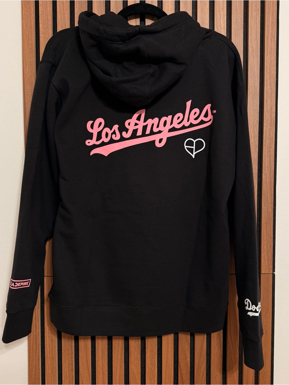 Los Angeles Dodgers Graphic Hoodie Sweatshirt - BlackPink Collab